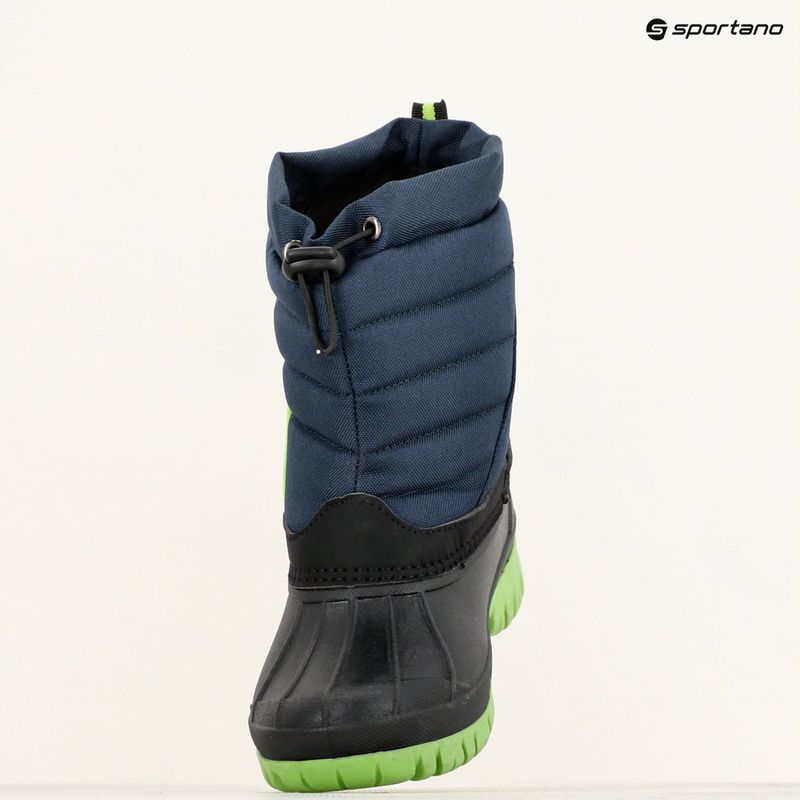 KangaROOS K-Ben junior stivali da neve dk navy / lime 9