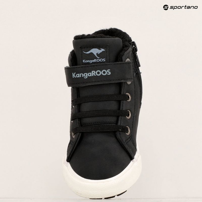 KangaROOS KaVu III scarpe da bambino nero jet / grigio acciaio 16