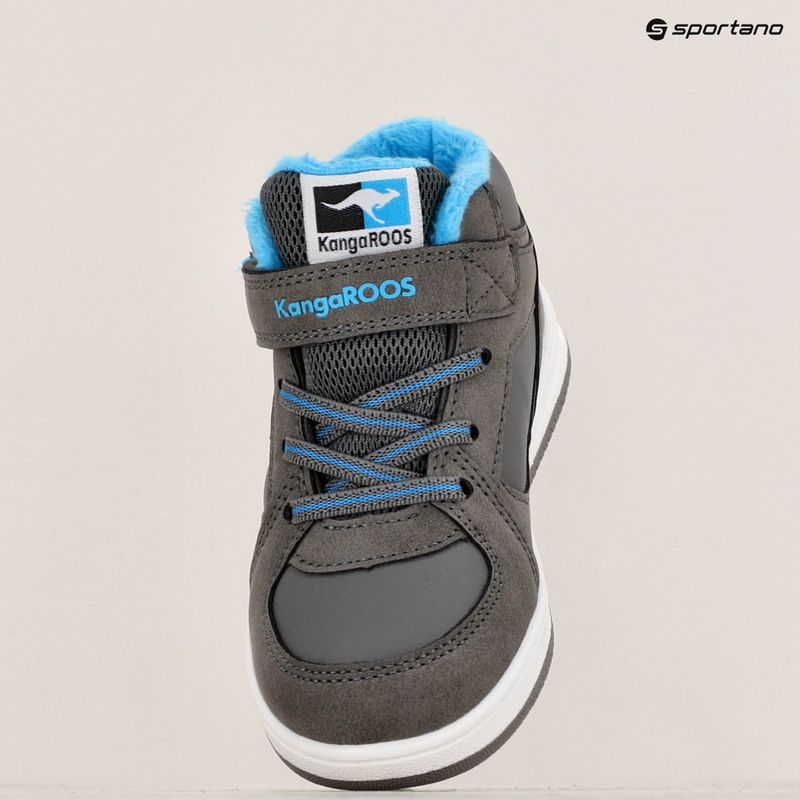 KangaROOS K-CPI Kalino Mid EV grigio acciaio / cielo scarpe da bambino 9