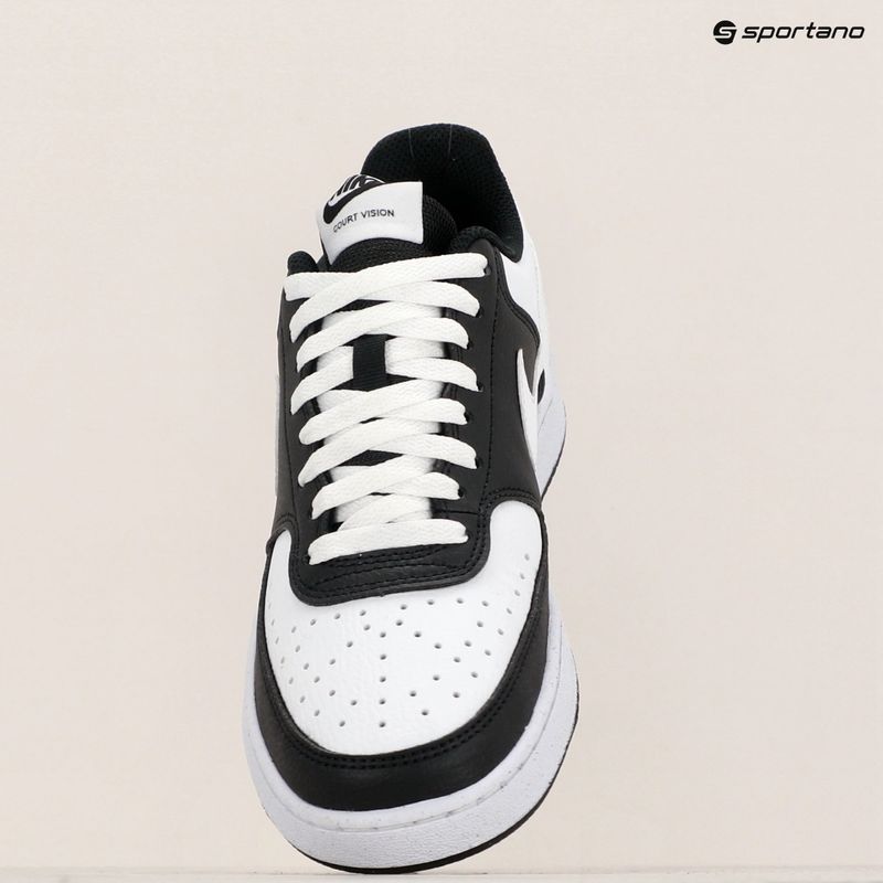 Nike Court Vision Low Next Nature nero/bianco scarpe da donna 9