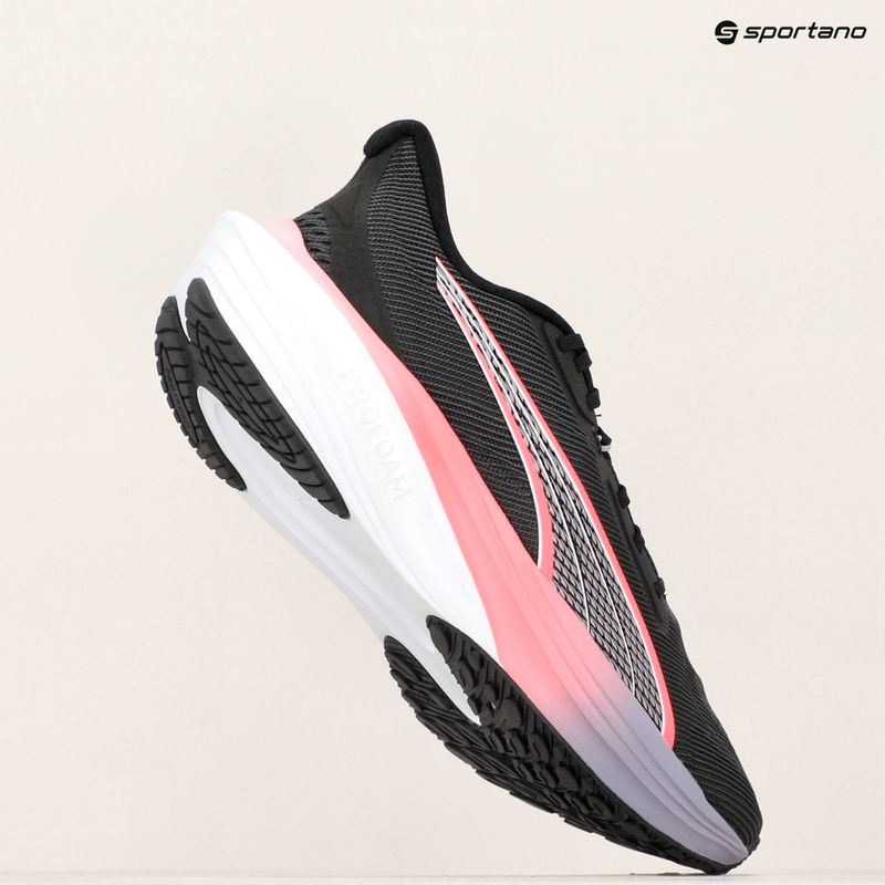 PUMA Darter Pro scarpe da corsa puma nero / sunset glow / prugna pallido 9