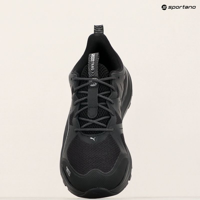 Scarpe da corsa da uomo PUMA Reflect Lite Trail Puretex puma nero/puma argento 9