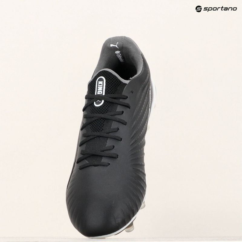 PUMA King Ultimate FG/AG scarpe da calcio puma nero/puma bianco/grigio scuro freddo 17