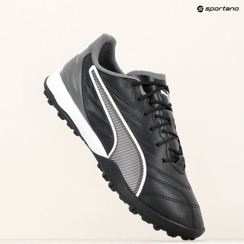 PUMA King Pro TT scarpe da calcio puma nero/puma bianco/grigio scuro freddo 18