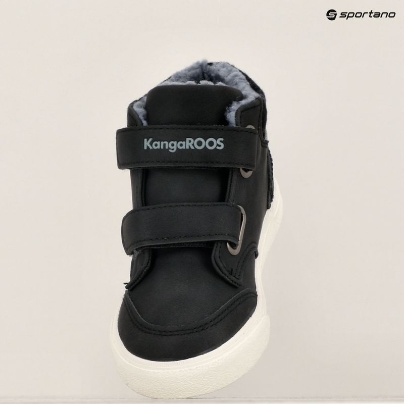 KangaROOS KaVu Primo V nero jet / grigio acciaio scarpe da bambino 16