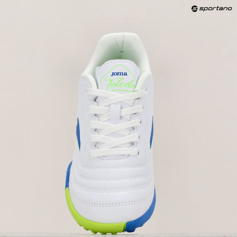 Scarpe da calcio per bambini Joma Toledo TF bianco 9