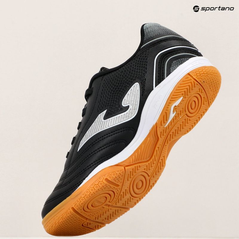 Scarpe da calcio per bambini Joma Toledo IN bianco/nero 9
