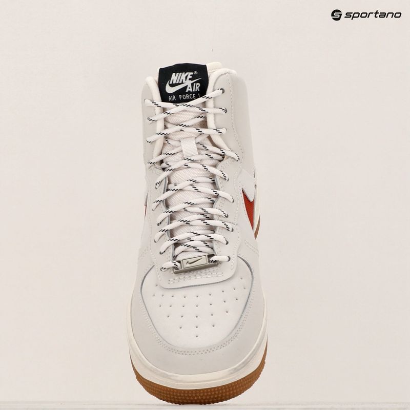 Nike Air Force 1 Sculpt Wild phantom / arancione robusto scarpe da donna 9