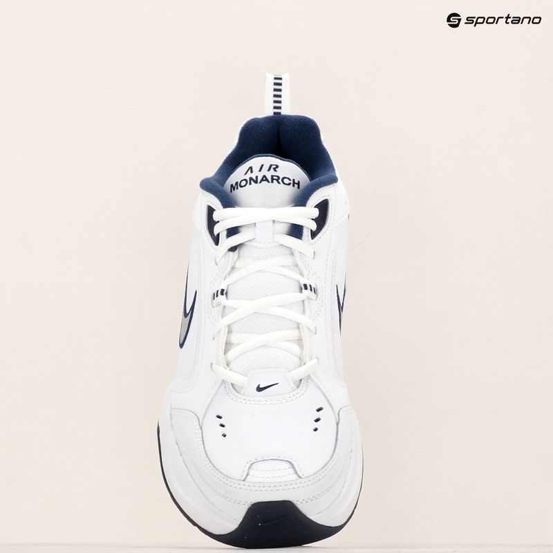 Scarpe da ginnastica da uomo Nike Air Monarch IV bianco / argento metallico 9