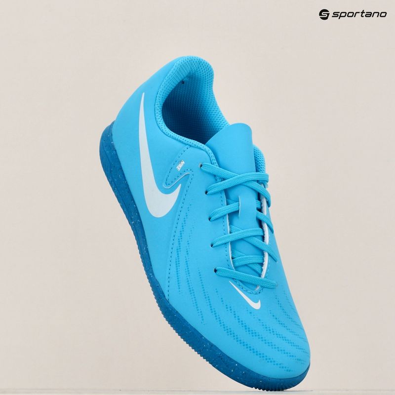 Nike Phantom GX II Club IC, scarpe da calcio per bambini, furia blu/bianco 9