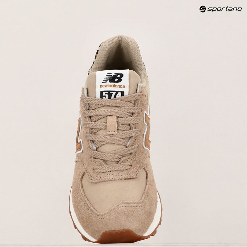Scarpe New Balance donna 574 V2 marrone 9