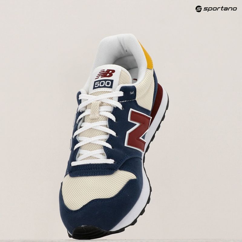 Scarpe New Balance uomo 500 V2 blu navy 17