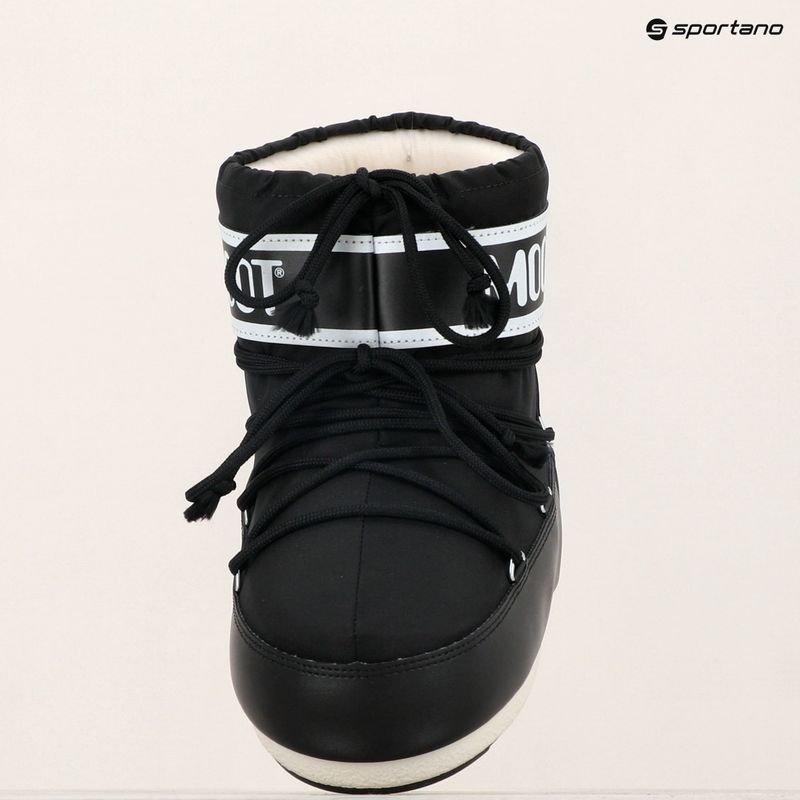 Stivali da neve Moon Boot Icon Low Nylon da donna, nero 9