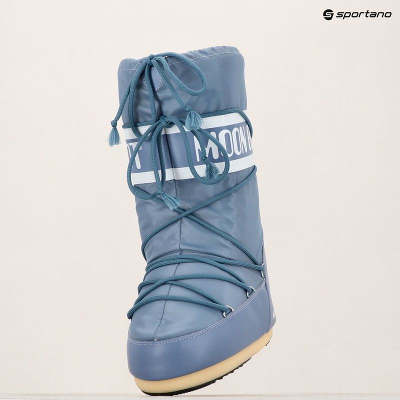 Donna Moon Boot Icon Nylon elefante grigio stivali da neve 14