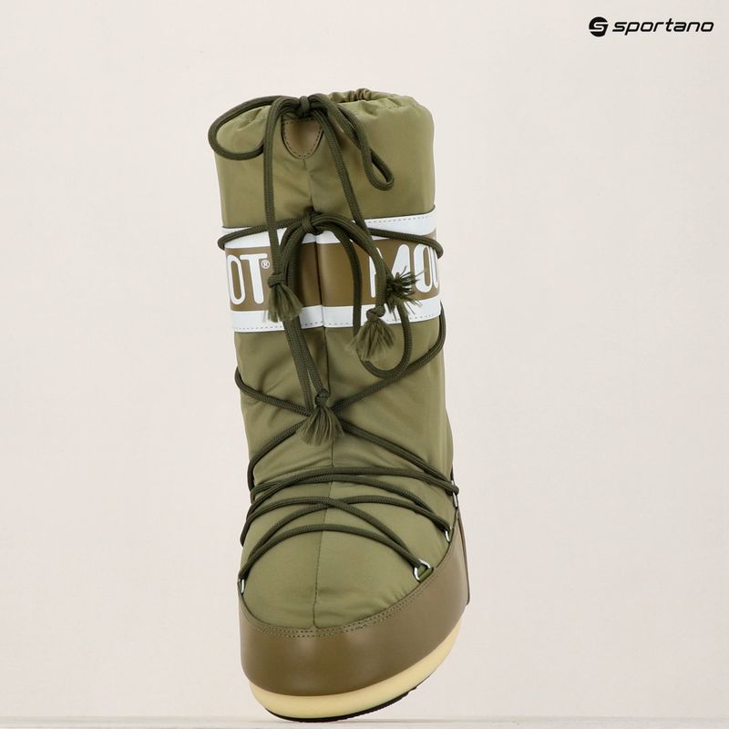 Stivali da neve Moon Boot Icon Nylon cachi da donna 12