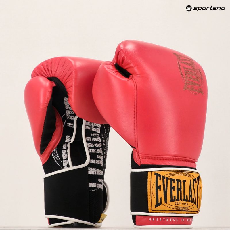 Guantoni da boxe Everlast 1910 Classic rosso 9