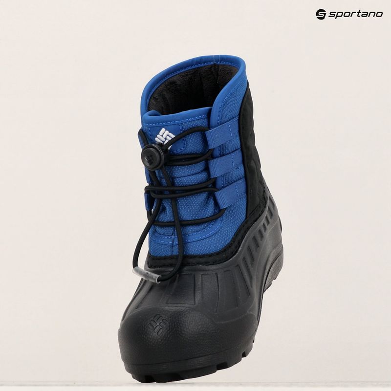 Columbia Powderbug Snowlite Lace mountain blu/nero stivali da neve per bambini 17