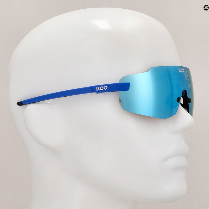 Occhiali da sole Koo Supernova blu opaco/turchese a specchio 9