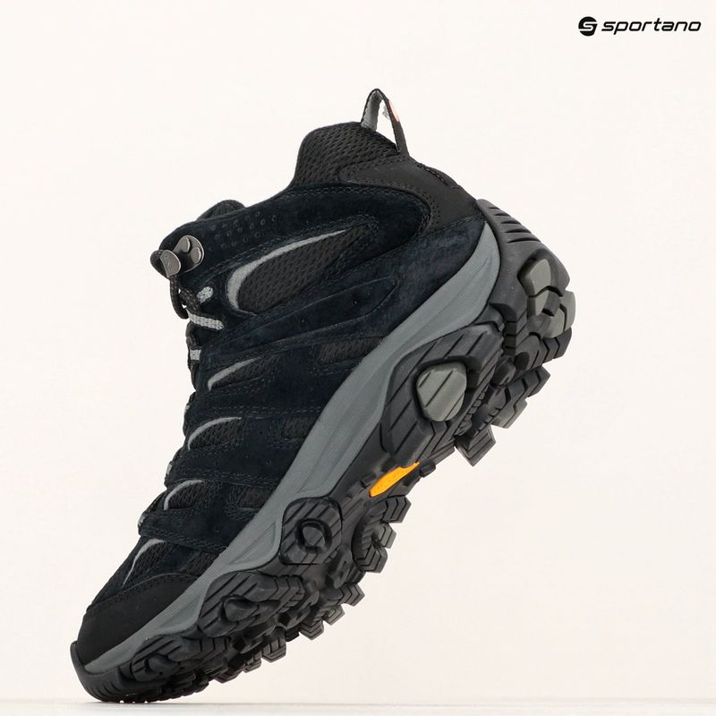 Scarpe da trekking da uomo Merrell Moab 3 Mid Gtx nero/grigio 14