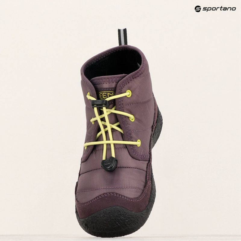KEEN Howser II Chukka WP stivali junior prugna perfetta/daiquiri verde 15