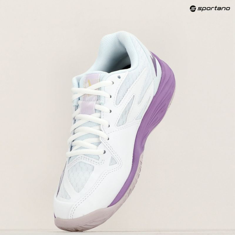 Scarpe da pallavolo per bambini Mizuno Lightning Star Z7 bianco/viola patrizia/coppia 9