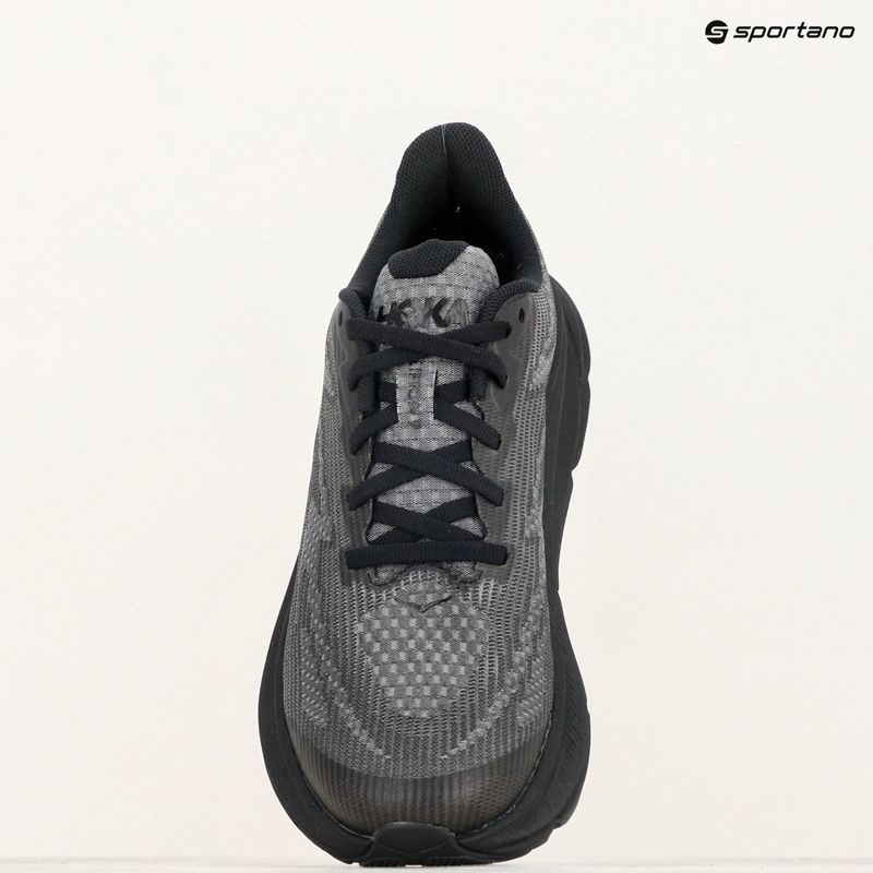 HOKA Clifton 9 nero/carbonio nero scarpe da corsa per bambini 16