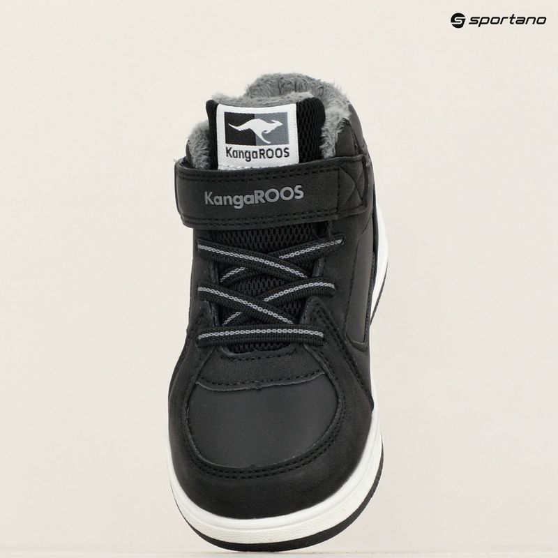 KangaROOS K-CPI Kalino Mid EV nero jet / grigio acciaio scarpe da bambino 8