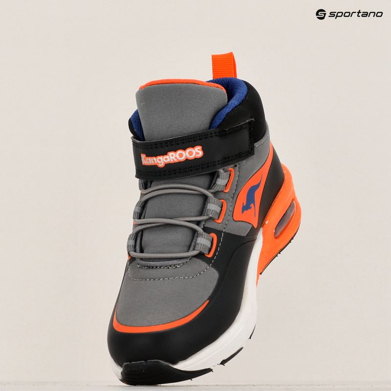 Scarpe da bambino KangaROOS K-XI Creed Mid EV carbone / flame 15