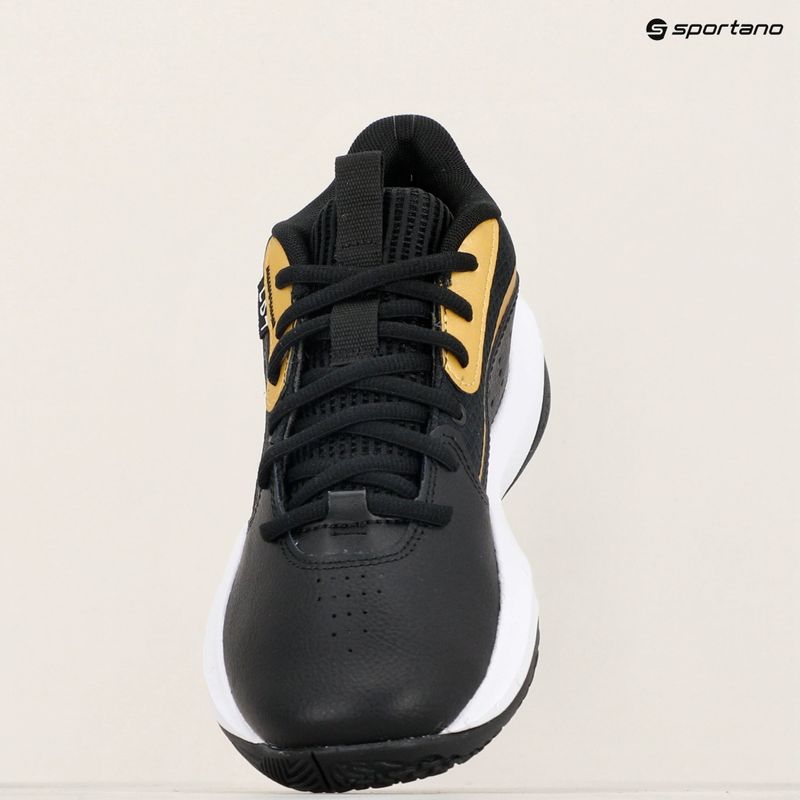 Under Armour GS Lockdown 7 scarpe da basket per bambini nero/nero/oro metallizzato 9