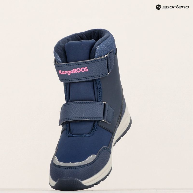 KangaROOS K-MJ Edison EV RTX SL junior stivali da neve dk navy / daisy pink 17