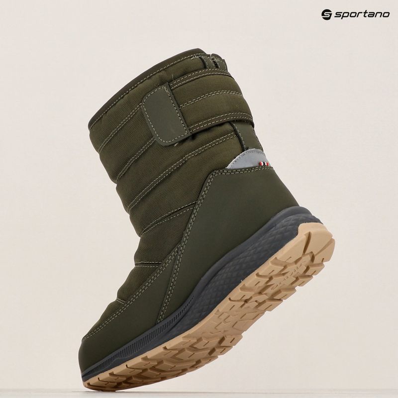 Viking Footwear Equip caldo impermeabile 1V Pull On oliva Scarpe da neve per bambini 10