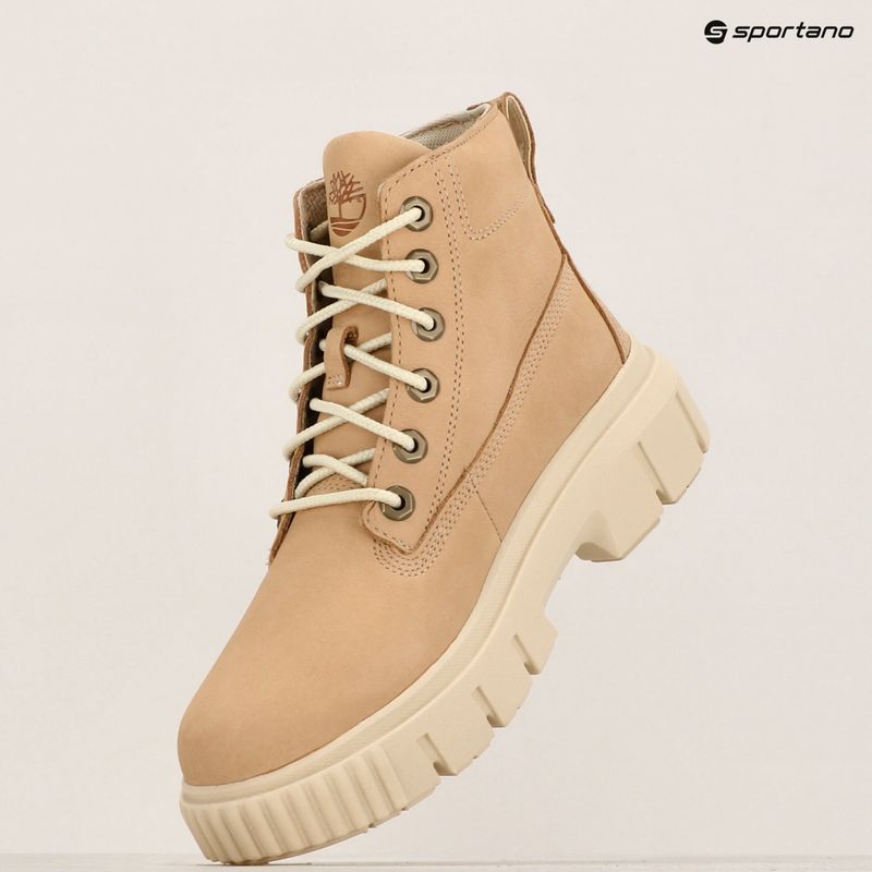 Scarpe Greyfield da donna in nubuck beige chiaro 18