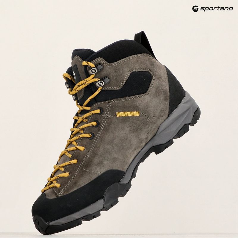 Scarponi da trekking da uomo SCARPA Mojito Hike GTX titanio/senape 13