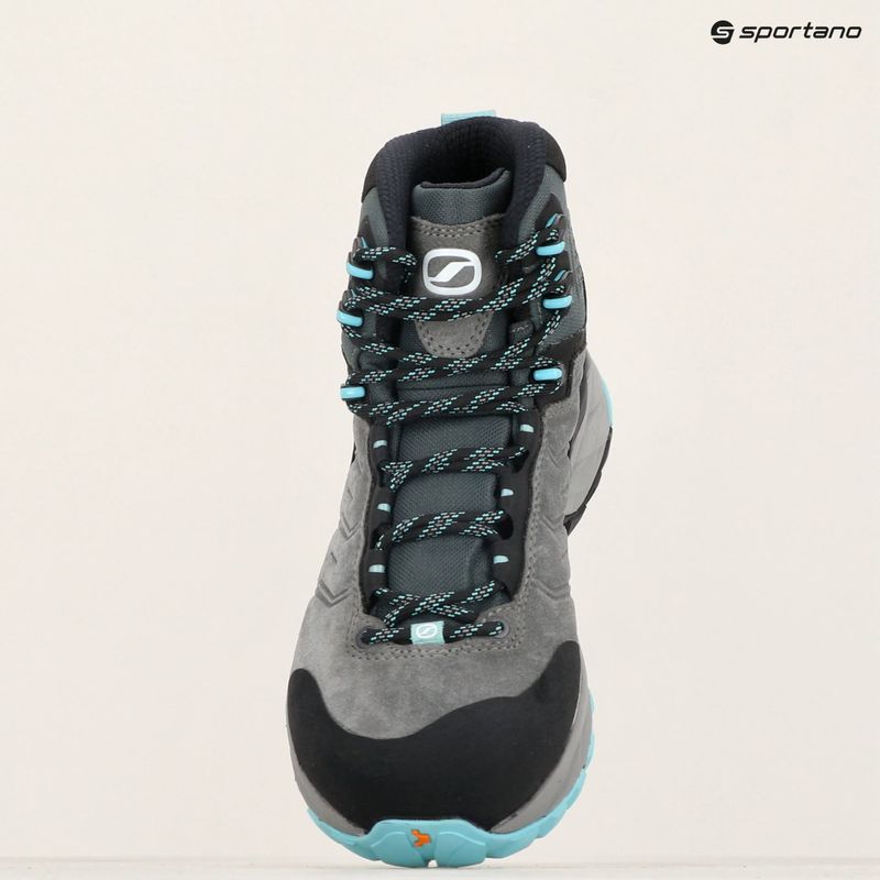 Scarponi da trekking da donna SCARPA Rush TRK GTX grigio scuro/acqua 18