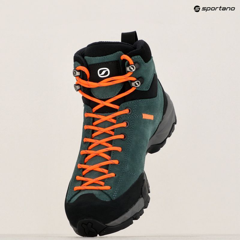 Scarpe da trekking da donna SCARPA Mojito Hike GTX verde botanico/arancio pop 15