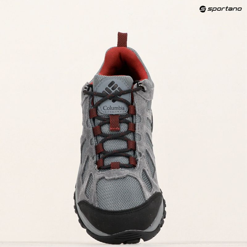 Scarpe da trekking da uomo Columbia Redmond III Wp ti grigio acciaio/nero 035 9