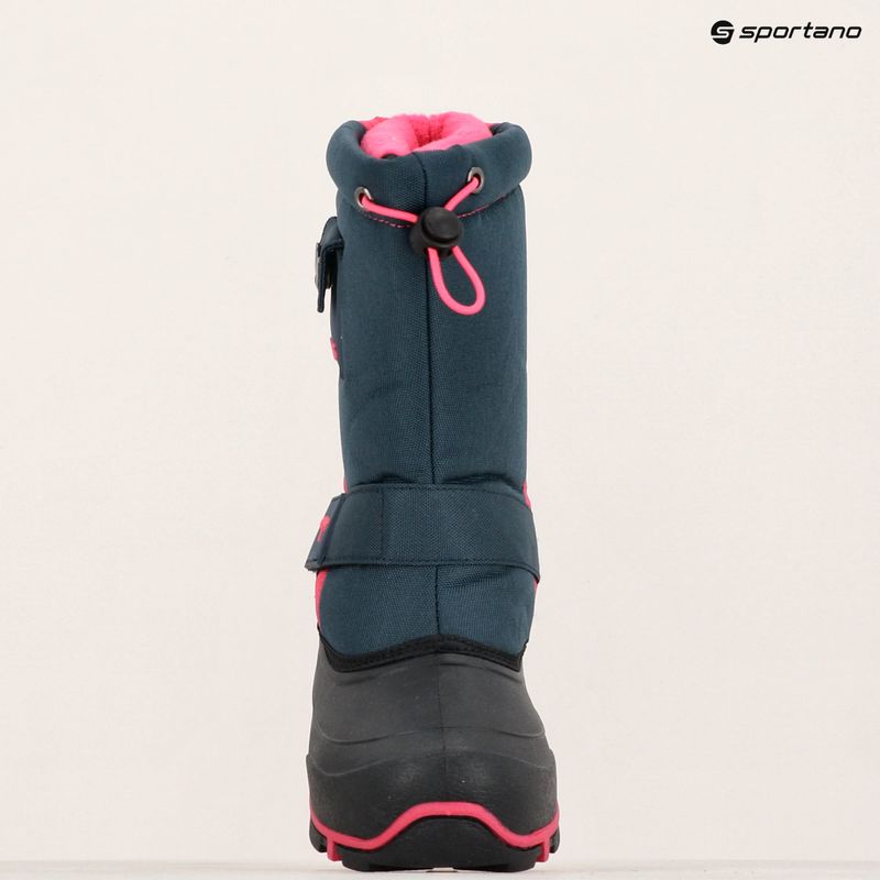 KangaROOS Kanga-Bean II, stivali da neve junior blu scuro / rosa margherita 11