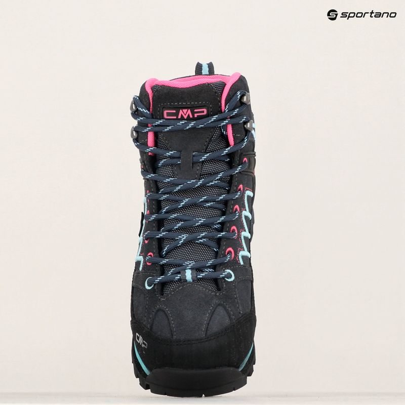 Scarpe da trekking da donna CMP Moon Mid WP antracite/acqua 16