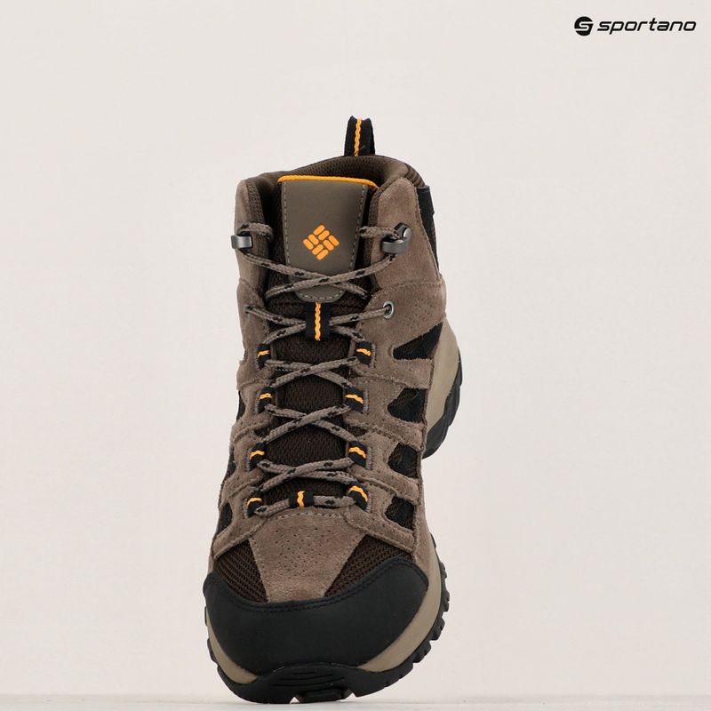 Columbia Crestwood Mid Wp V2 cordovan/ squash scarpe da trekking da uomo 16