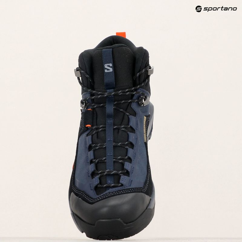 Scarpe da trekking da uomo Salomon X Ultra Alpine MID GTX blu notte/nero/arancio rosso 9