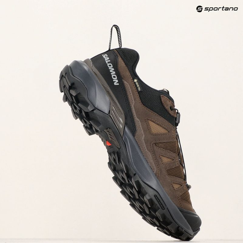 Scarponi da trekking da uomo Salomon X ULTRA 360 LTR GTX terra scura/delicioso/pelle di squalo 20