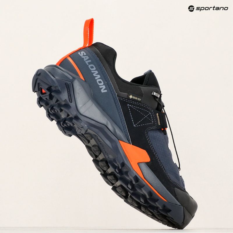 Scarponi da trekking da uomo Salomon X Ultra Alpine GTX grisaglia/nero/arancio rosso 22