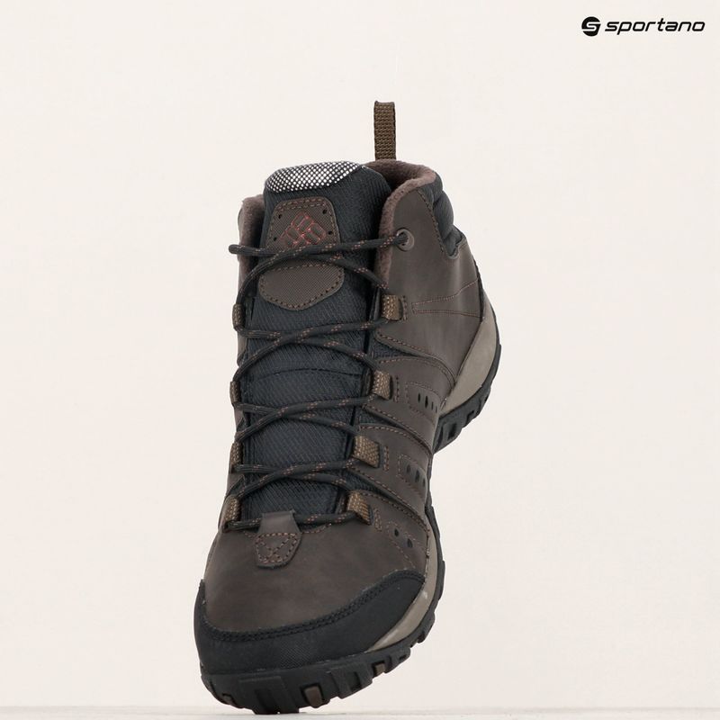 Scarpe Columbia Woodburn Ii Chukka WP OH cordovan/rosso granata da uomo 18