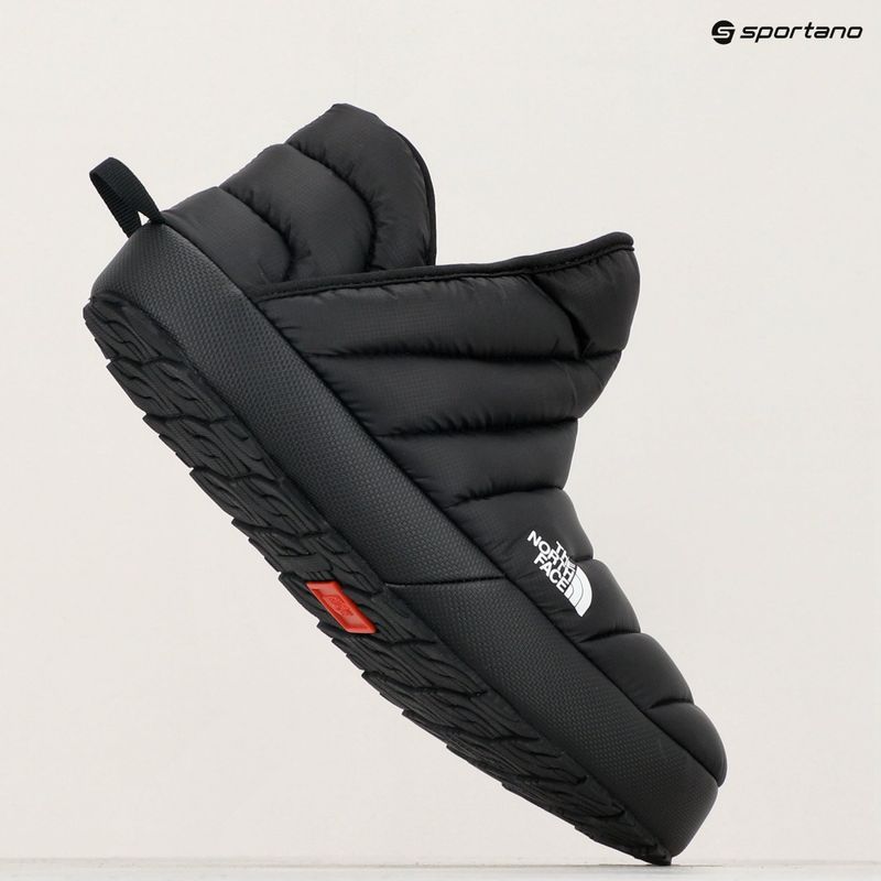 Pantofole invernali da uomo The North Face Thermoball Traction Bootie nero / bianco 16