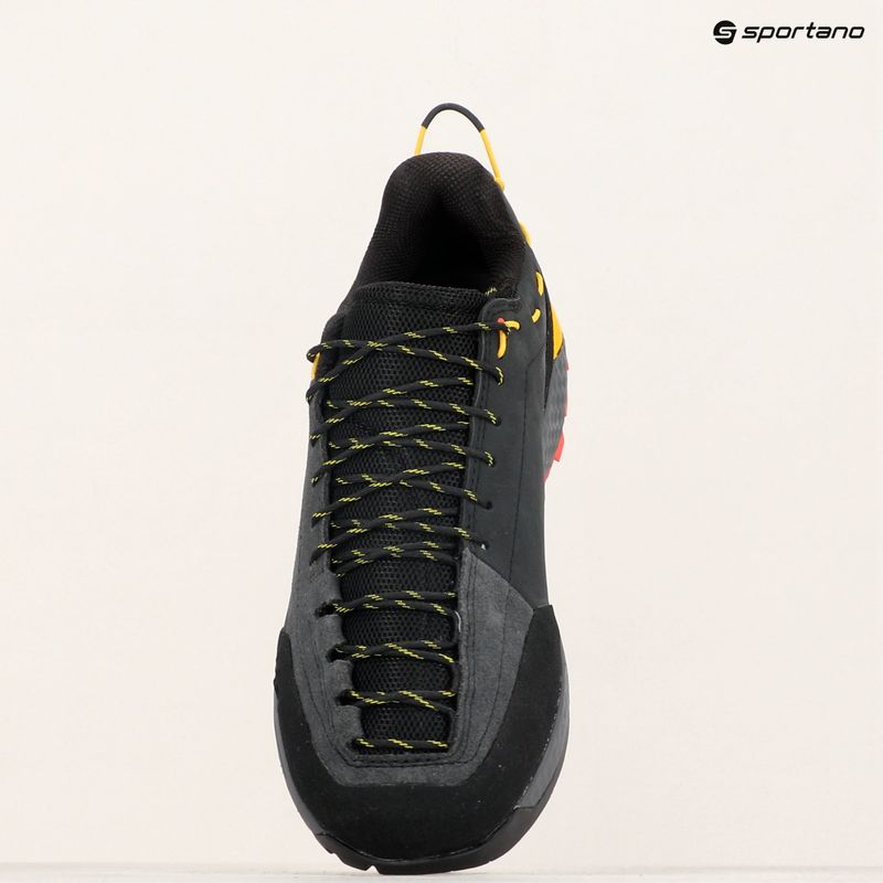 Scarpa da avvicinamento da uomo La Sportiva Tx Guide Leather carbonio/giallo 16