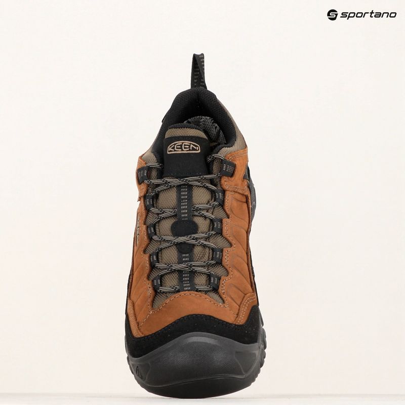 KEEN Targhee IV WP, scarponi da trekking da uomo, bisonte/fragola 14