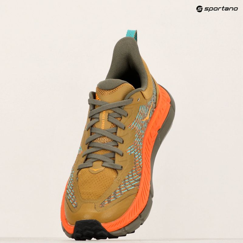 HOKA Mafate Speed 4 scarpe da corsa da uomo, oliva antica e squash 10