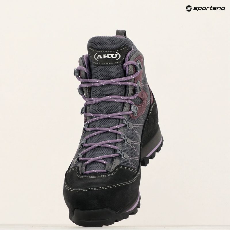 AKU Trekker Lite III Wide GTX antracite/viola scarpe da trekking da donna 12