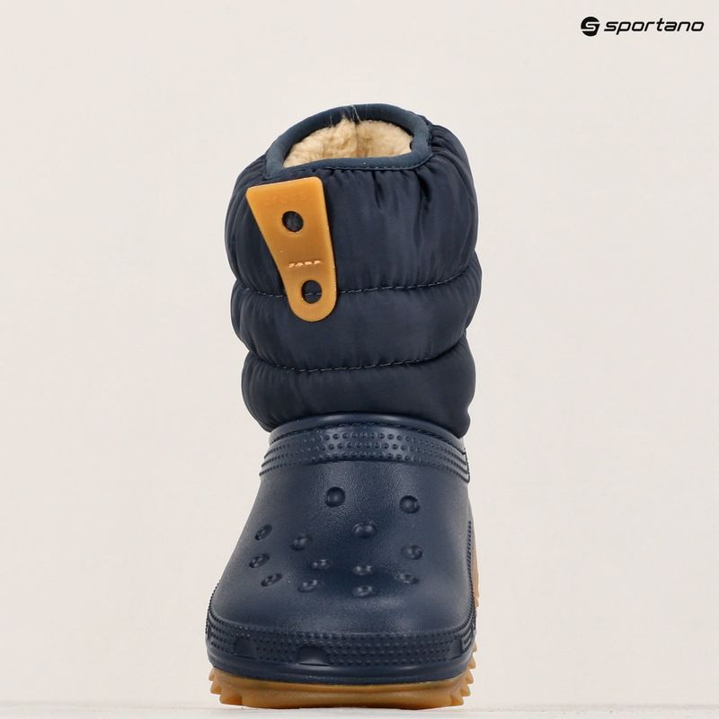 Crocs Classic Neo Puff Boot Stivali da neve per bambini navy/gum 9