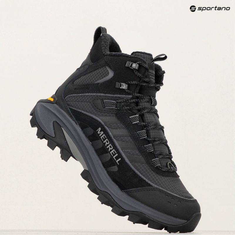 Scarpe da trekking da uomo Merrell Moab Speed 2 Thermo Mid Wp triple black 14